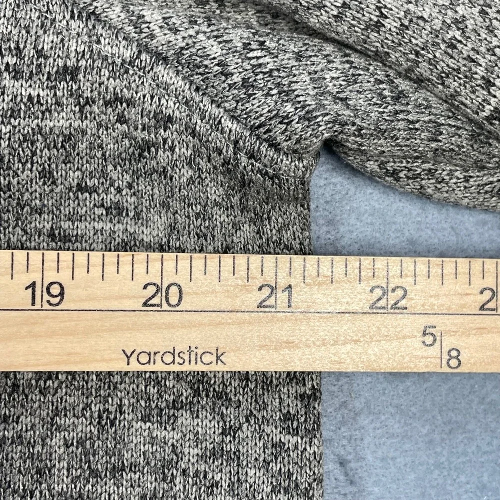 Eddie Bauer Gray Radiator Fleece Snap Mock Pullover Mens Large L
